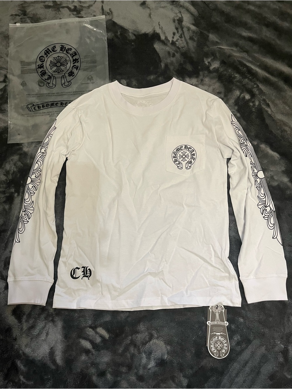 Chrome Hearts White Long-Sleeve